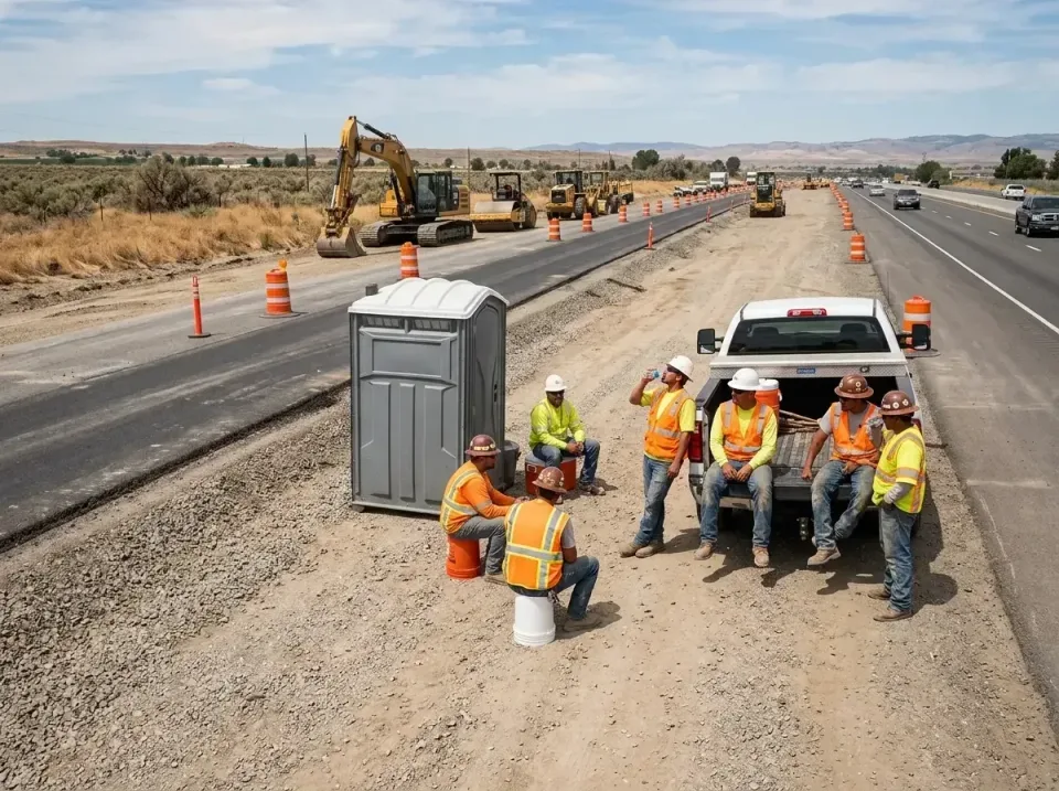highway-road-construction-crew-007 — frequently asked questions, Porta Potty and Restroom Rentals in Biggs, CA